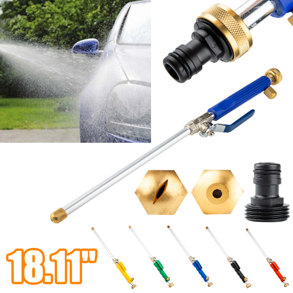 Travelwant Hydro Jet High Pressure Washer Wand, Portable High Pressure  Water Gun, Extendable Washer Sprayer with 2 Water Hose Nozzle for Garden  Hose, Foam Cannon Car Washing 